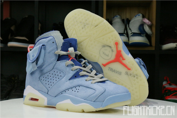 Travis Scott X Air Jordan 6 Blue