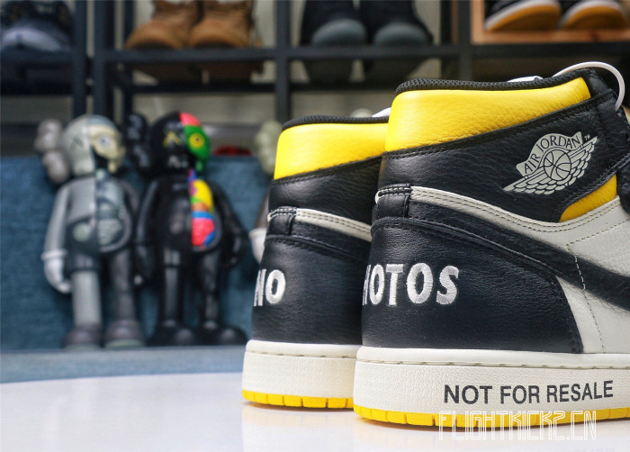 Air Jordan 1 Retro “Not For Resale  Yellow 2018