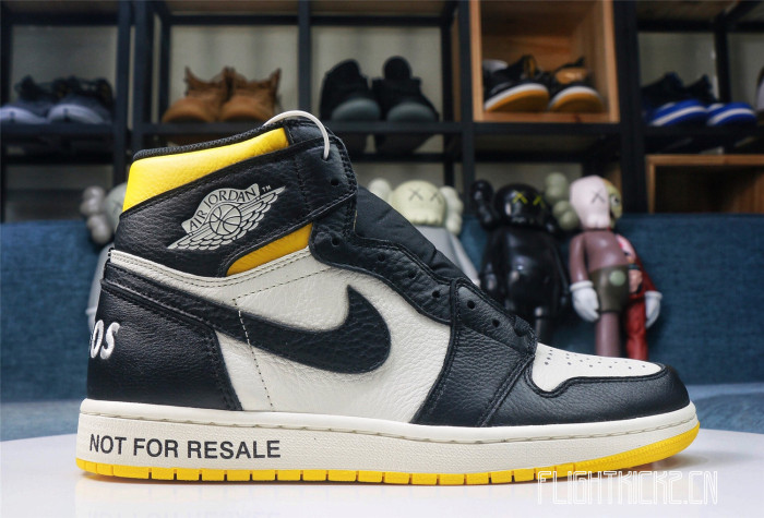 Air Jordan 1 Retro “Not For Resale  Yellow 2018
