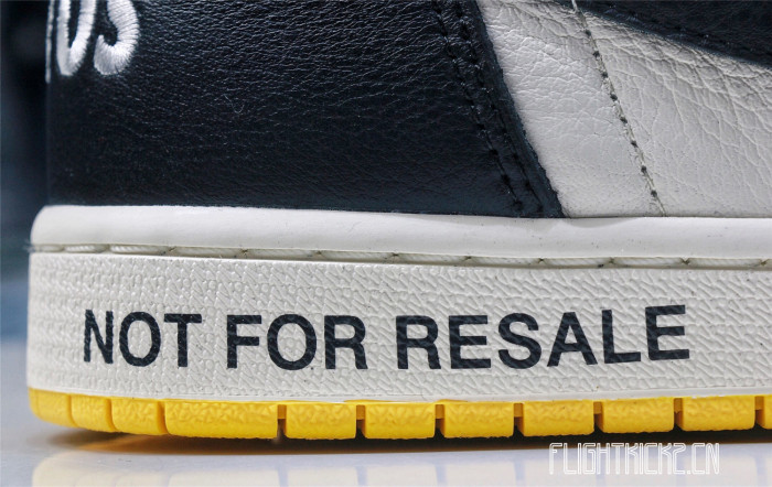 Air Jordan 1 Retro “Not For Resale  Yellow 2018