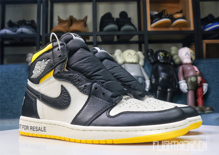 Air Jordan 1 Retro “Not For Resale  Yellow 2018