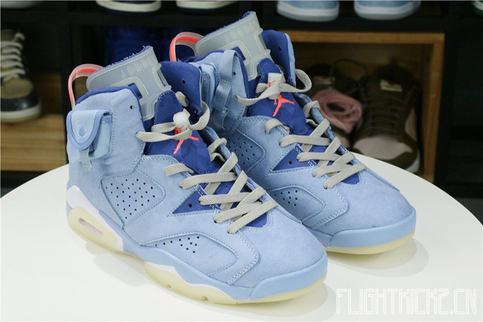 Travis Scott X Air Jordan 6 Blue