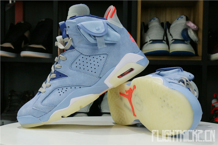 Travis Scott X Air Jordan 6 Blue