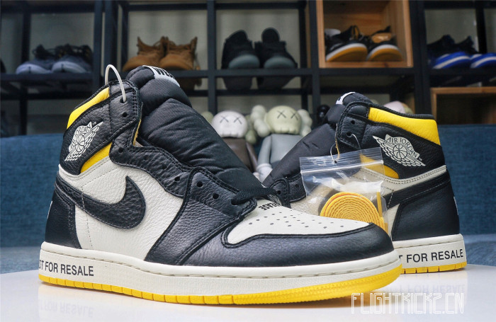 Air Jordan 1 Retro “Not For Resale  Yellow 2018