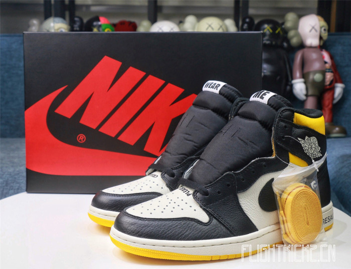Air Jordan 1 Retro “Not For Resale  Yellow 2018