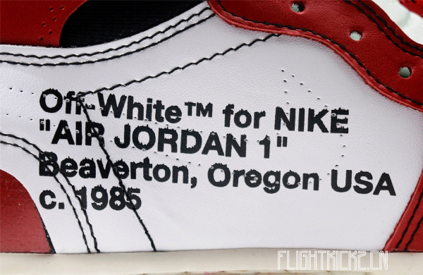 2017 Off White X Air Jordan 1 Chicago  ( A1)