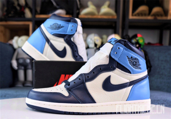 Jordan 1 Retro High Obsidian UNC (A1)
