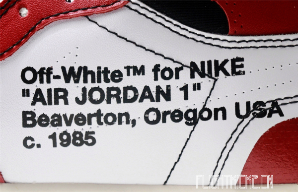 2017 Off White X Air Jordan 1 Chicago  ( A1)