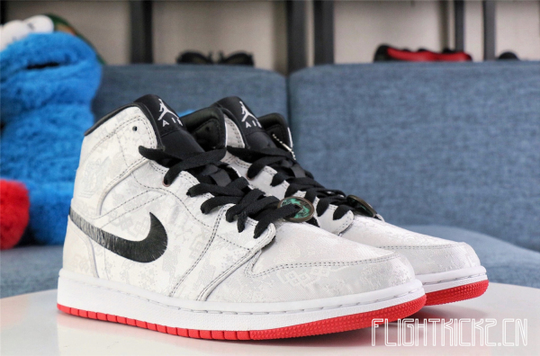 CLOT Air Jordan 1 Mid Fearless 2019