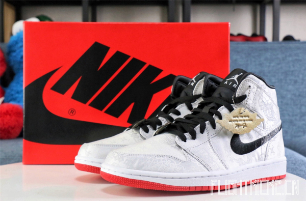 CLOT Air Jordan 1 Mid Fearless 2019