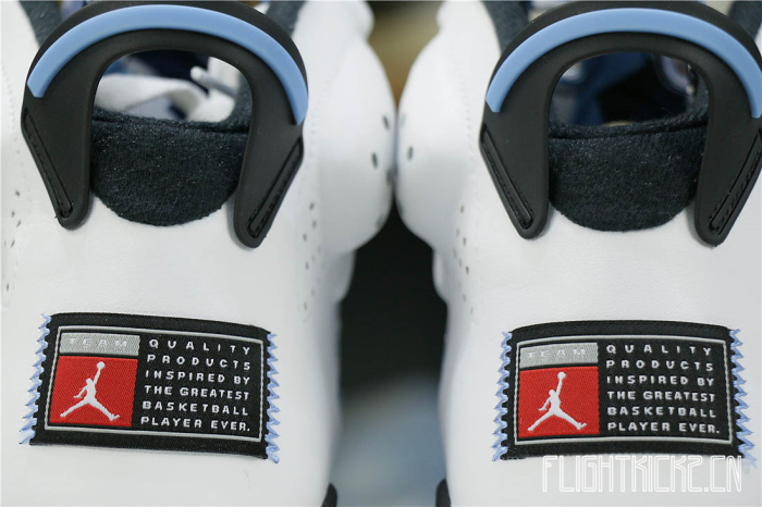 Air Jordan 6 UNC White