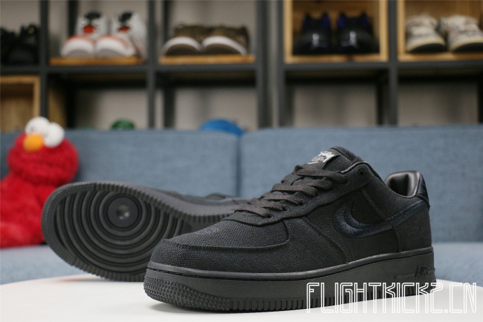 Stussy x Nike Air Force 1 Low   Black