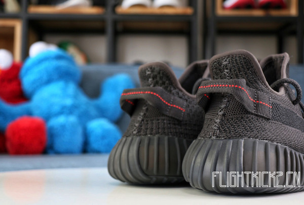 Yeezy 350 Boost V2 Black Static Black Reflective ( A1)