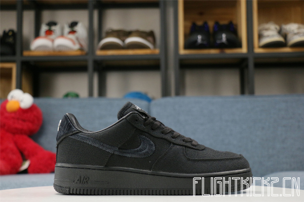 Stussy x Nike Air Force 1 Low   Black