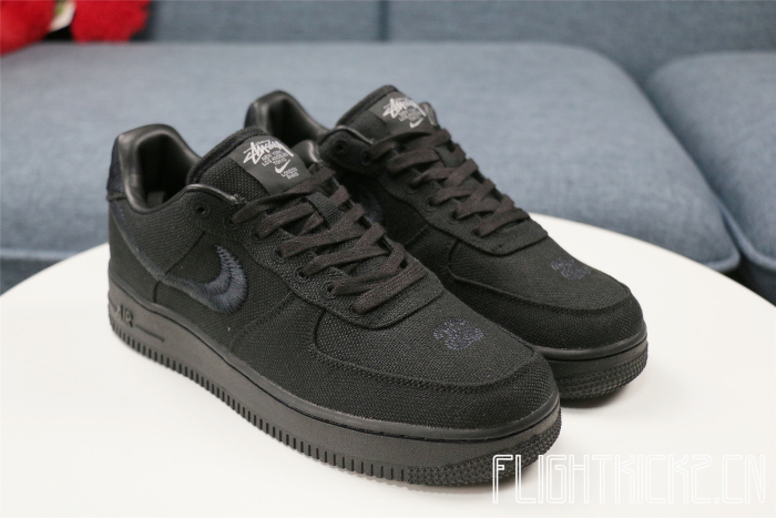 Stussy x Nike Air Force 1 Low   Black