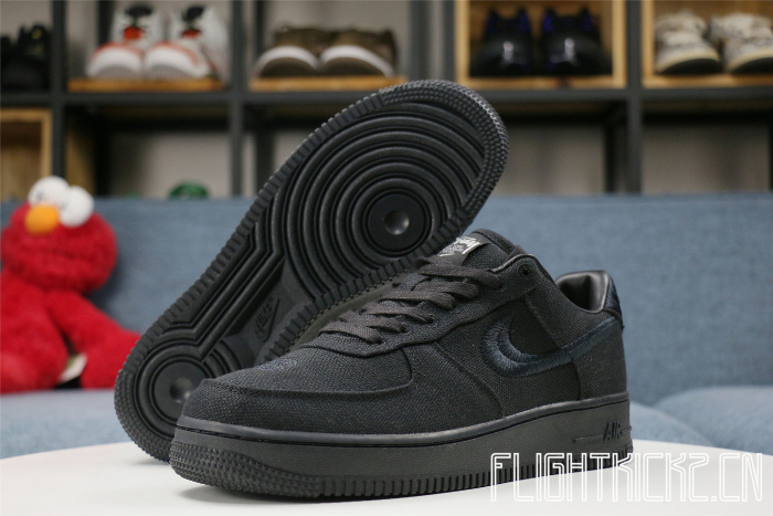 Stussy x Nike Air Force 1 Low   Black