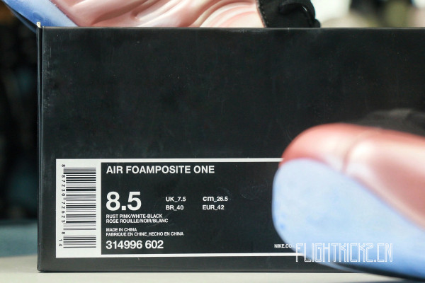 2018 Air Foamposite One Elemental Rose ( A1)