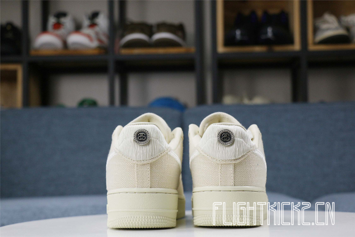 Stussy x Nike Air Force 1 Low Fossil