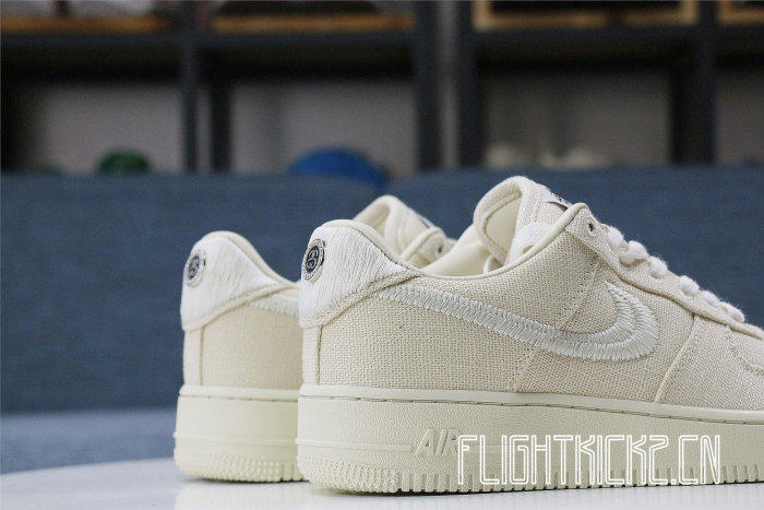 Stussy x Nike Air Force 1 Low Fossil