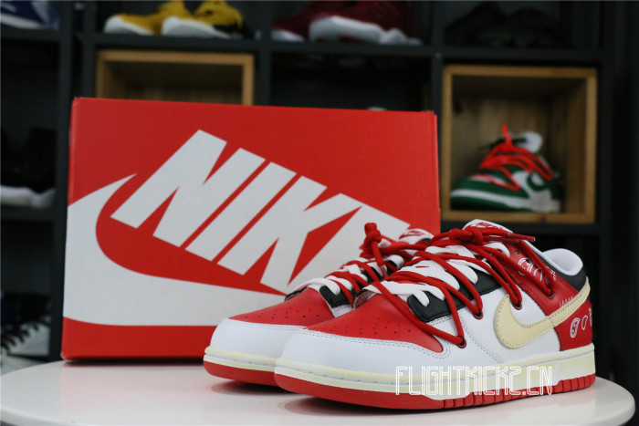 Custom Travis Scott x Nike dunk red