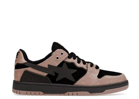 A Bathing Ape Bape SK8 Sta Dirty Pink Black
