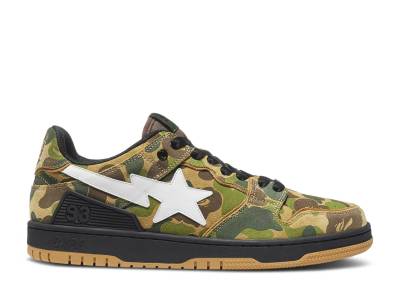A Bathing Ape Bape SK8 Sta ABC Camo Green