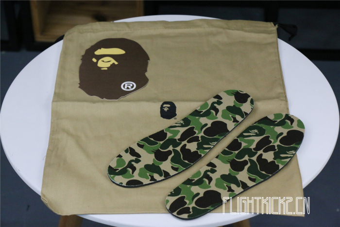 A Bathing Ape Bape Sta 93 Hi Khaki Green