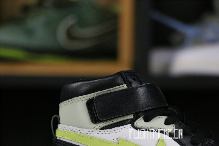 A Bathing Ape Block Sta Hi Black Lime
