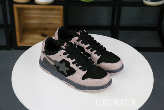 A Bathing Ape Bape SK8 Sta Dirty Pink Black