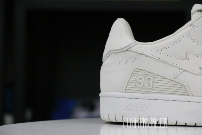 A Bathing Ape Bape SK8 Sta Triple White