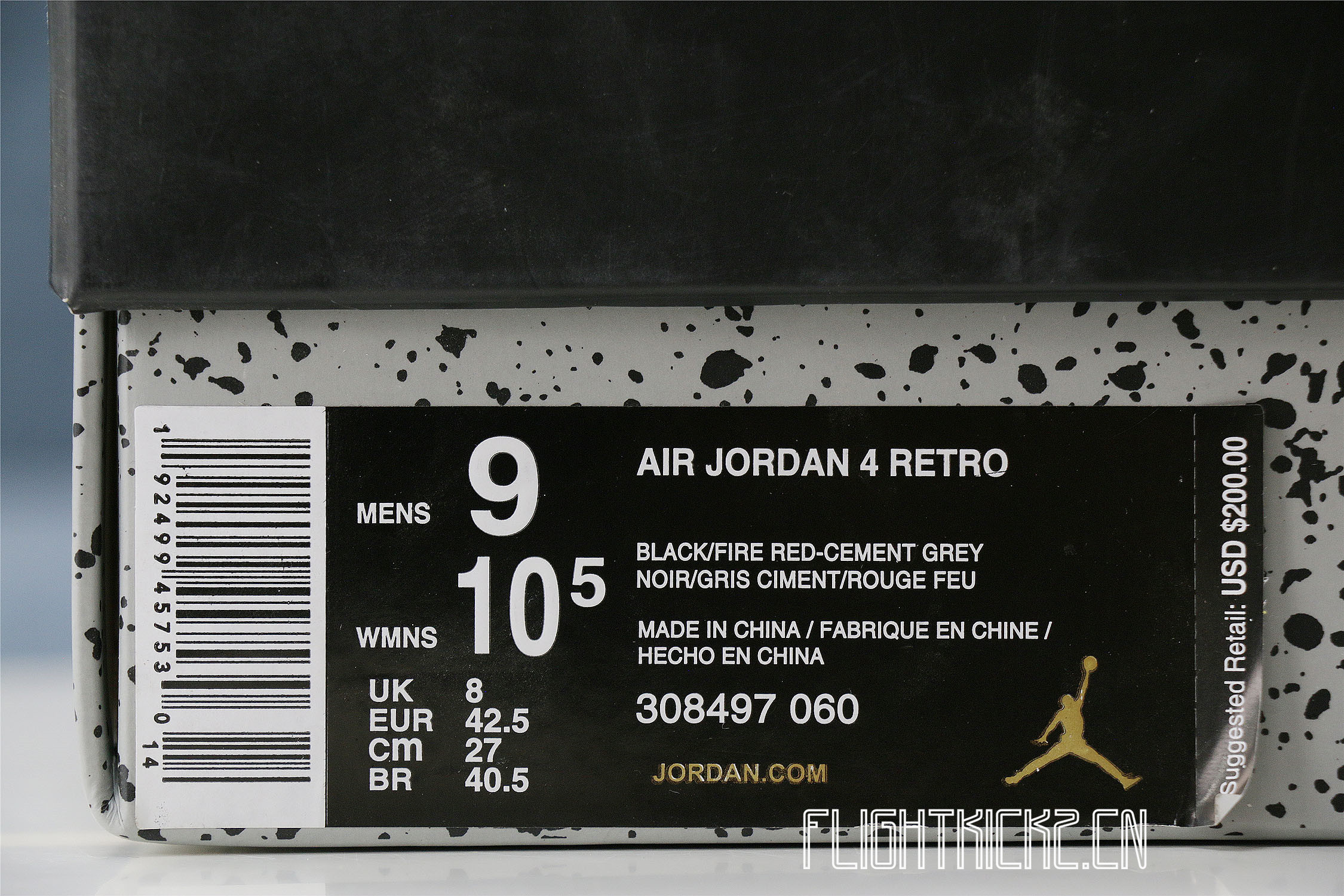 US$ 128.00 - Air Jordan 4 OG Bred 2019 (FK's A1 Batch) - www