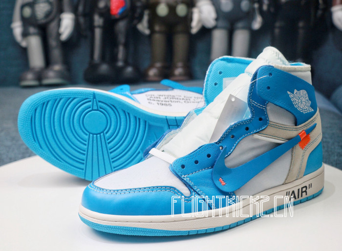 Off white X Air Jordan 1  UNC  NRG 2018 ( A1)