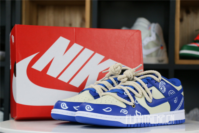 Custom Travis Scott x Nike dunk blue