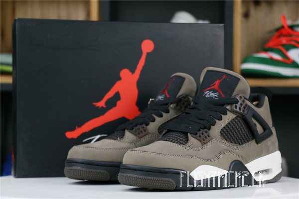 Travis Scott X Jordan 4 Retro Brown