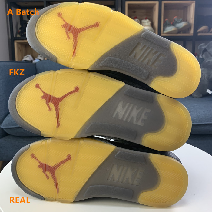 Off White x Air Jordan 5 Retro SP  Muslin （A1）