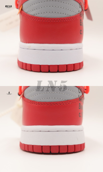 Off White X Nike SB Dunk University Red 2019 ( A1)
