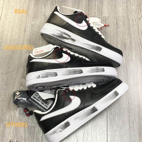 PEACEMINUSONE x Nike Air Force 1 Low  Para-noise  Black White