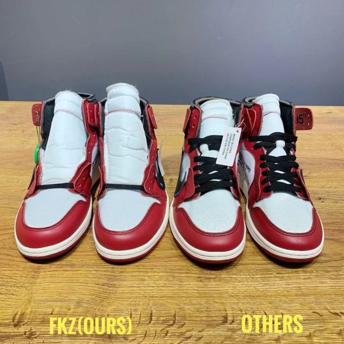 2017 Off White X Air Jordan 1 Chicago  ( A1)