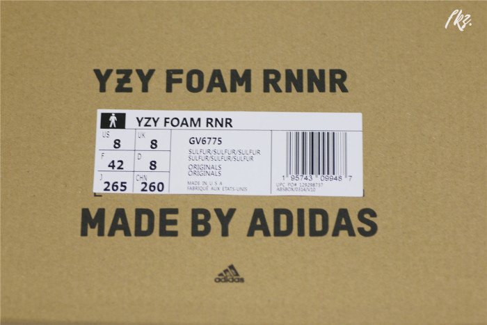 adidas Yeezy Foam RNNR Sulfur(FK's A1 Batch)
