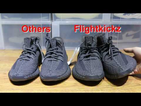 Yeezy 350 Boost V2 Black Static Black Reflective ( A1)