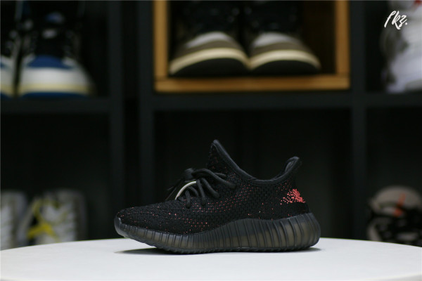 Yeezy 350 V2 Boost Core  Black Red Kid（A1）