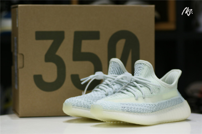 Yeezy 350 Boost   Cloud White  Reflective Kid ( A1)