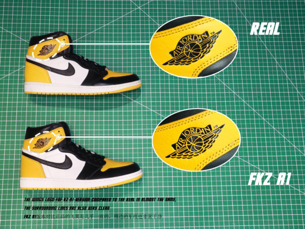 AIR JORDAN 1 RETRO HIGH OG Taxi/ 'YELLOW TOE'（A1）