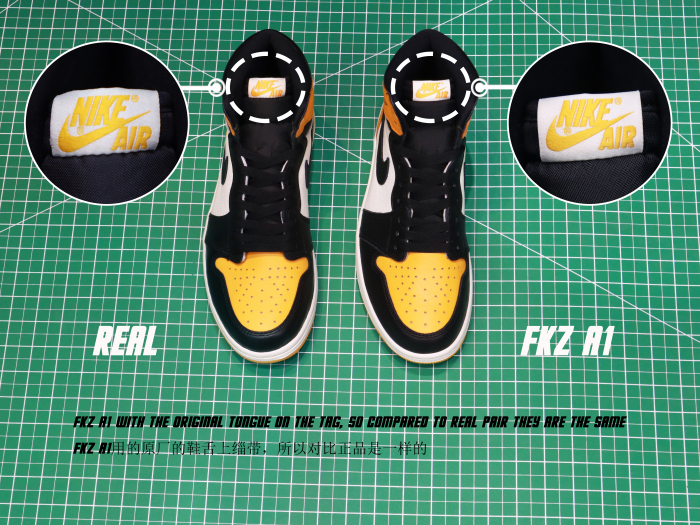 AIR JORDAN 1 RETRO HIGH OG Taxi/ 'YELLOW TOE'（A1）