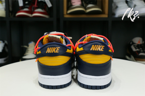Off-White x Nike Dunk Low “Michigan” 2019 ( A1)