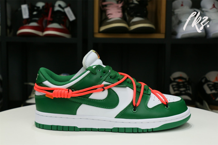 Off White X Nike SB Dunk Pine Green 2019 ( A1)