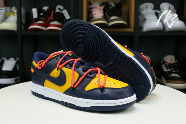 Off-White x Nike Dunk Low “Michigan” 2019 ( A1)