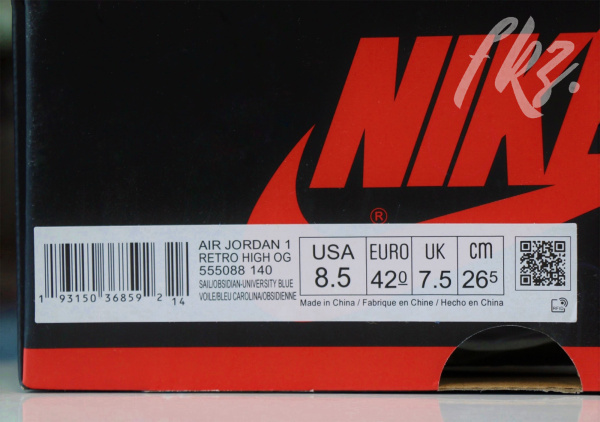 Air Jordan 1 Retro Obsidian (GS)（A1）