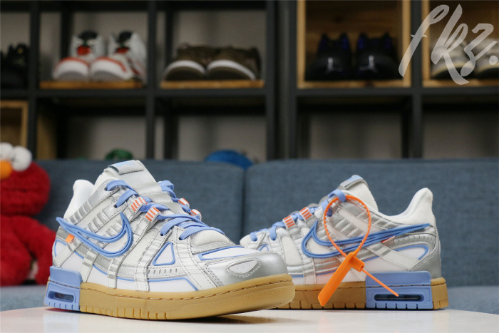 Nike Air Rubber Dunk Off-White UNC/Blue Silver(FK's A1 Batch)