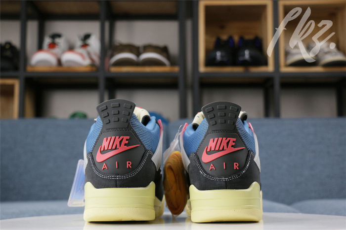 Union LA X Air Jordan 4 Retro Off Noir(GS)（A1）